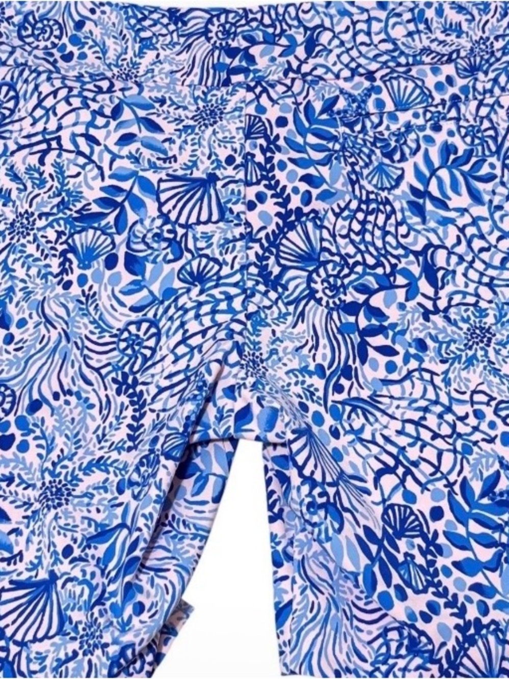 Lilly Pulitzer Blue and Pink Floral Bermuda Shorts - Picture 4 of 10